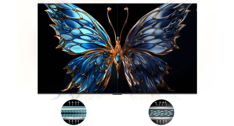 Tivi TCL 65 inch giá rẻ - Độ tương phản cao hơn, chi tiết hơn