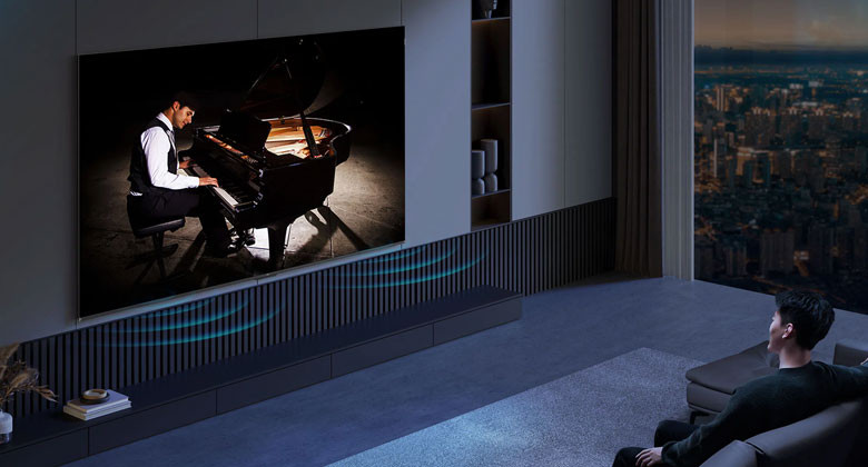 Tivi TCL 75 inch P8K - Hệ Thống Loa Hi-Fi ONKYO 2.1