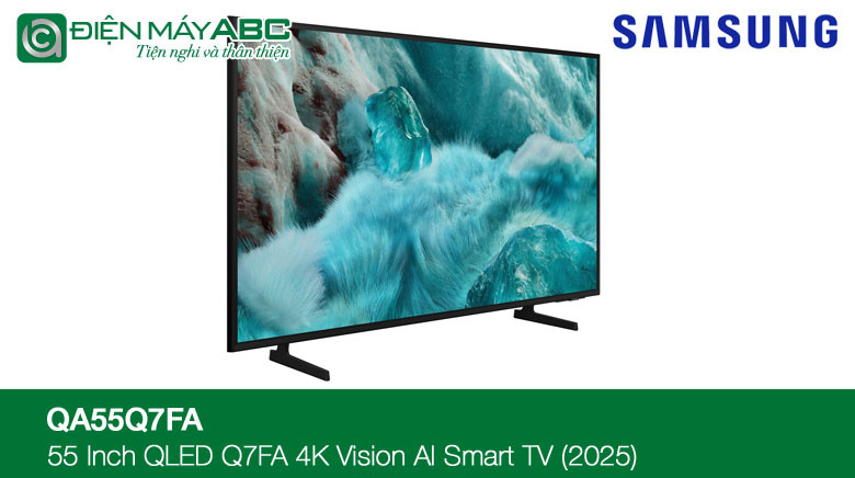 Báo giá tivi Samsung 55 inch Q7FA tháng 10 năm 2025? Các nâng cấp có đáng tiền?