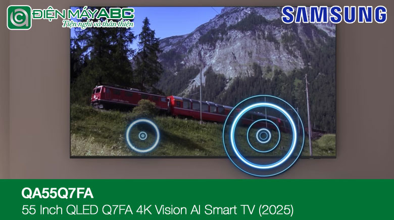 Báo giá tivi Samsung 55 inch Q7FA tháng 10 năm 2025? Các nâng cấp có đáng tiền?