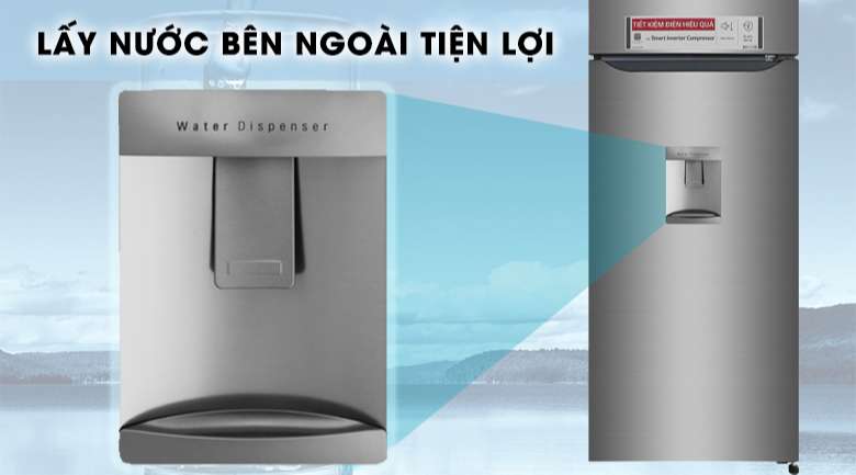 Lấy nước bên ngoài - Tủ lạnh LG Inverter 315 lít GN-D315S