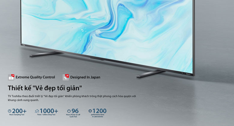 Tivi Toshiba 4K - Thiết kế 