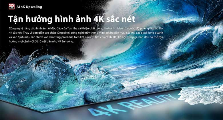 Tivi 100Z670NP - Tận hưởng hình ảnh 4K sắc nét