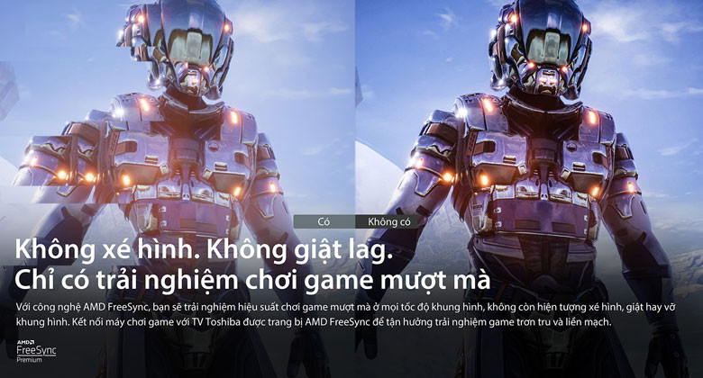 Giá tivi 100 inch Toshiba - Không xé hình. Không giật lag. Chỉ có trải nghiệm chơi game mượt mà