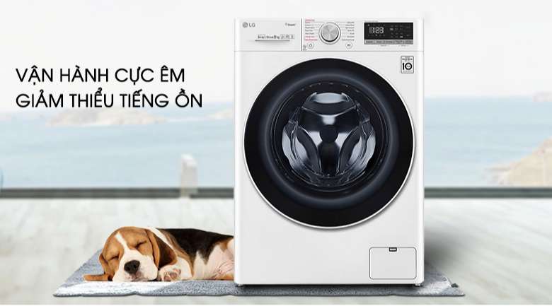 Máy giặt LG Inverter 8.5 kg FV1408S4W | Giặt yên tĩnh