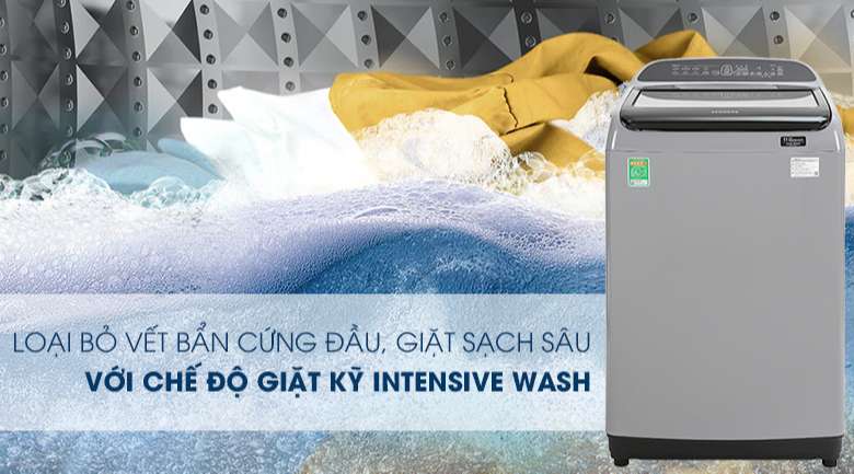 Máy giặt Samsung Inverter 9 kg WA90T5260BY/SV - Intensive Wash 