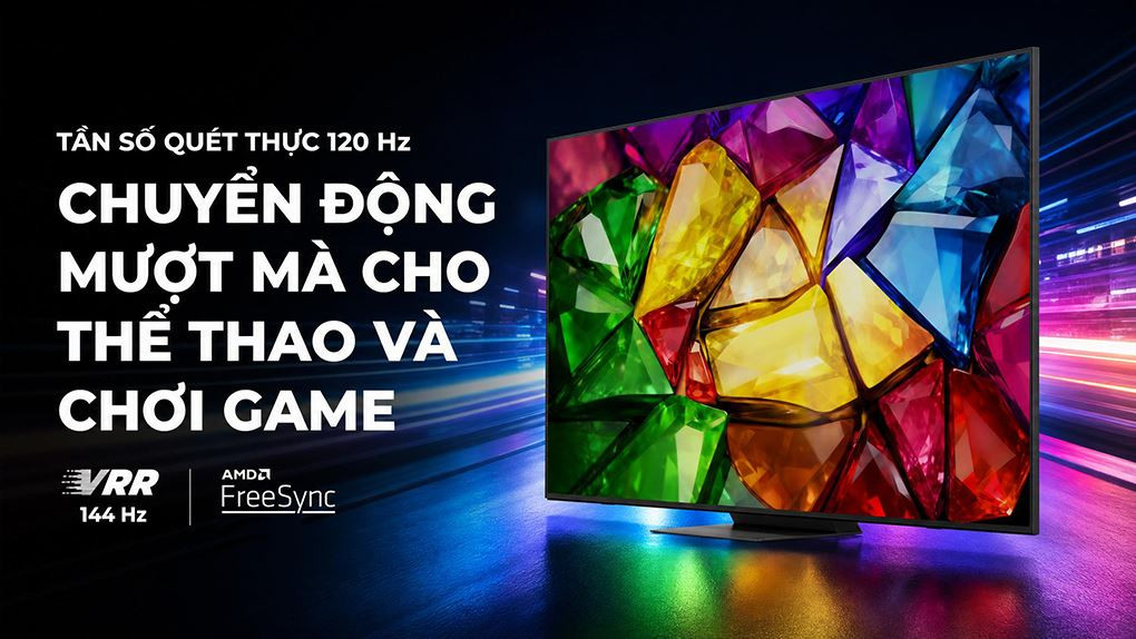 Smart tivi lg 75mrgb - Thể thao, game hành động thêm mượt mà với tần số quét cao