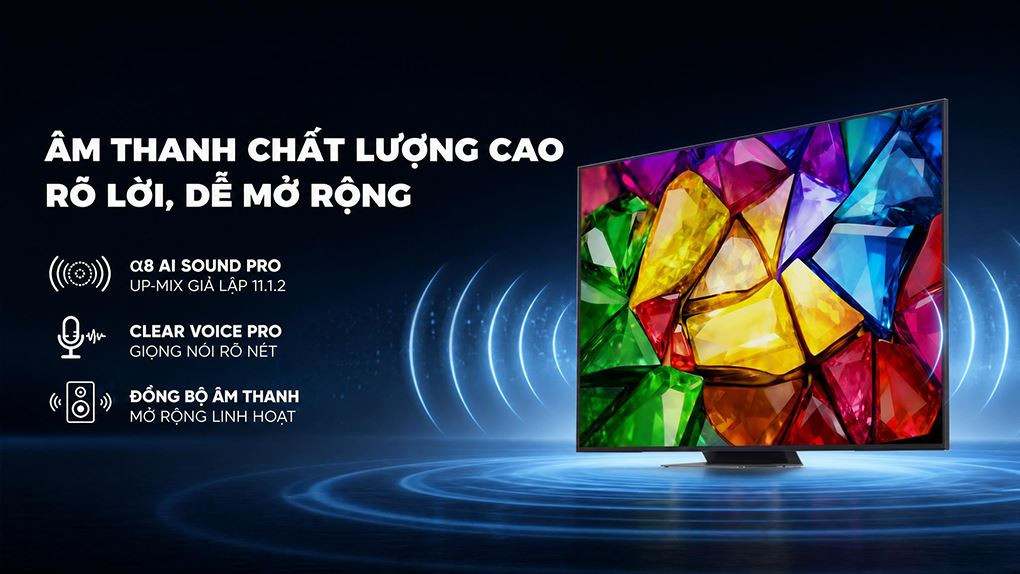 Giá tivi lg mới nhất - Chất âm rõ lời, sống động, mở rộng linh hoạt