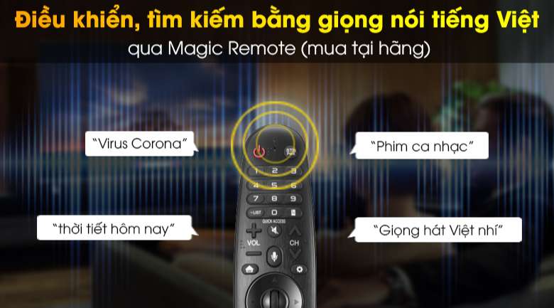 Smart Tivi NanoCell LG 8K 75 inch 75NANO95TNA  - Remote