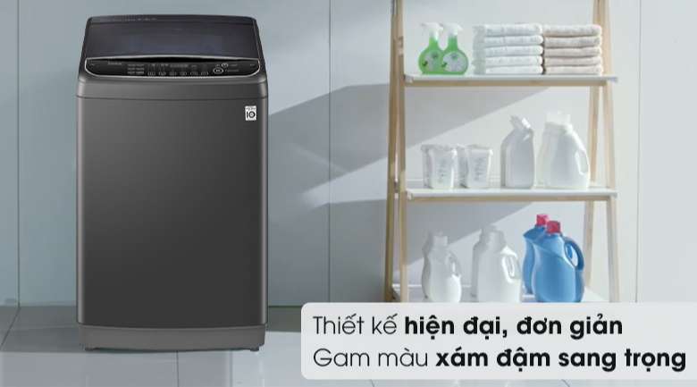 Máy giặt LG Inverter TH2111SSAB có thiết kế sang trọng, hiện đại