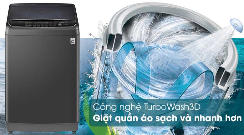 Máy giặt LG Inverter kg TH2111SSAB tăng hiệu suất giặt vẫn đạt tối ưu