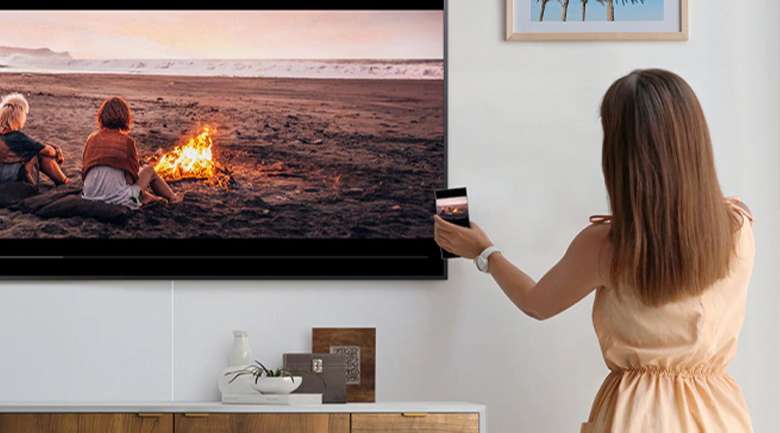 Smart Tivi QLED 4K 55 inch Samsung QA55Q70A  - Tap View