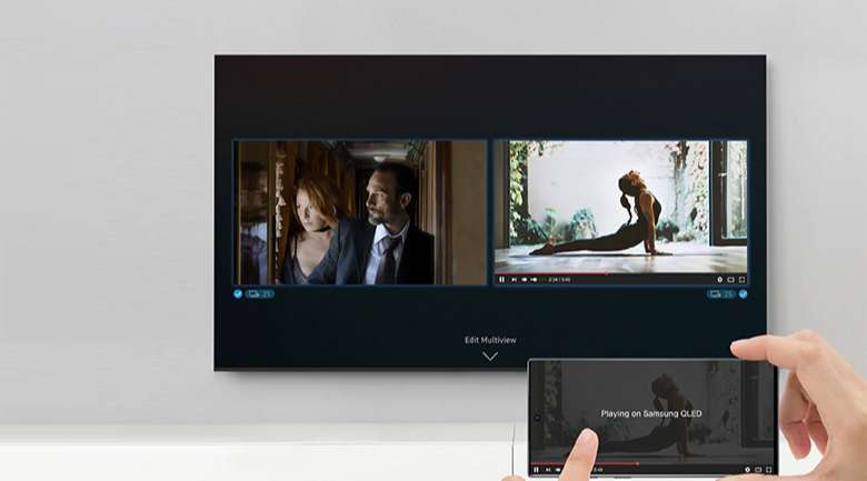 Smart Tivi Led Samsung 4K 43 inch UA43AU9000 - Trải nghiệm nhiều nội dung trên cùng 1 màn hình nhờ tính năng MultiView