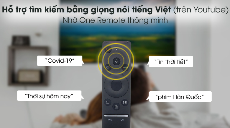 One Remote - Smart Tivi Samsung 4K 85 inch UA85AU8000