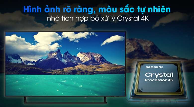 Crystal 4K - Tivi LED 4K Samsung UA50AU9000