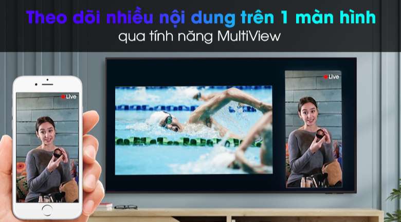Smart Tivi Led Samsung 4K 65 inch UA65AU9000 - MultiView