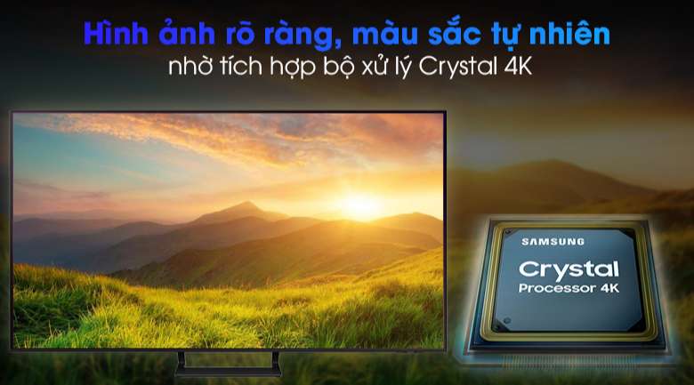 Smart Tivi Led Samsung 4K 65 inch UA65AU9000 - Crystal Processor 4K