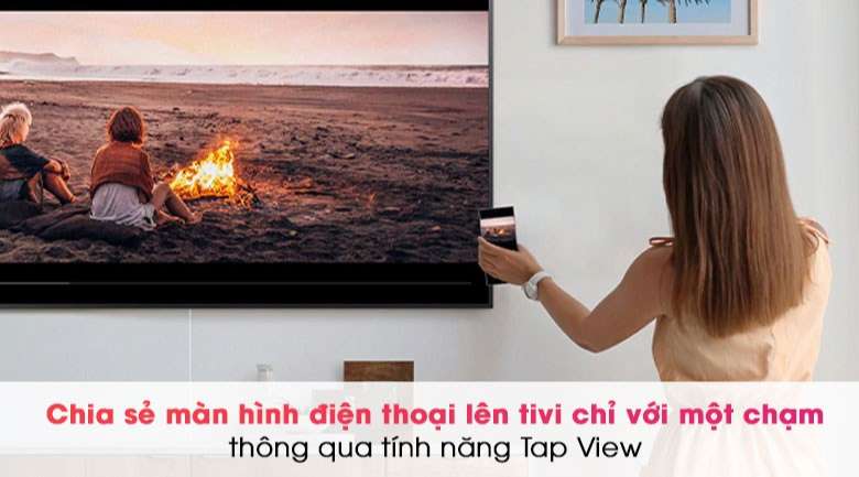 Smart Tivi QLED 4K 50 inch Samsung QA50Q80A - Tap View