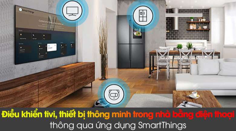 Smart Tivi QLED 4K 65 inch Samsung QA65Q80A - SmartThings