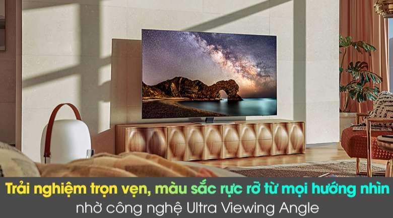 Smart Tivi Neo QLED 4K 55 inch Samsung QA55QN85A - Trải nghiệm trọn vẹn, màu sắc rực rỡ từ mọi hướng nhìn nhờ công nghệ Ultra Viewing Angle