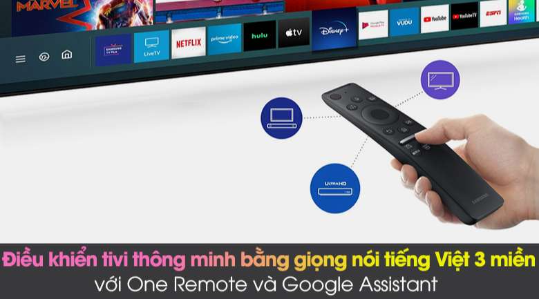 One Remote và Google Assistant - Smart Tivi Neo QLED 4K 75 inch Samsung QA75QN85A