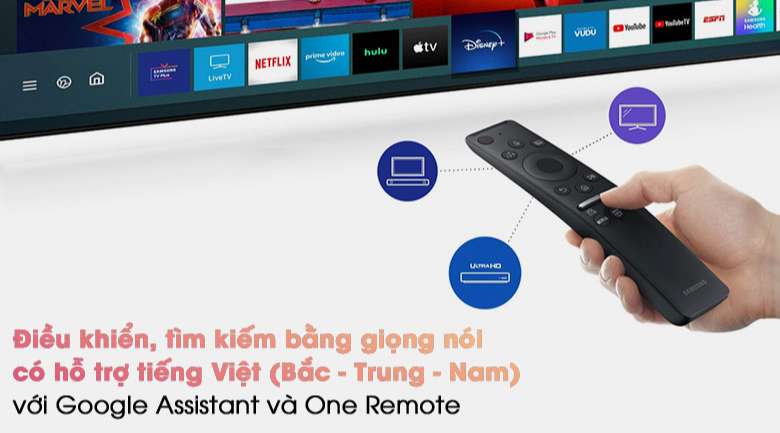  Smart Tivi Neo QLED 4K 85 inch Samsung QA85QN85A - Remote