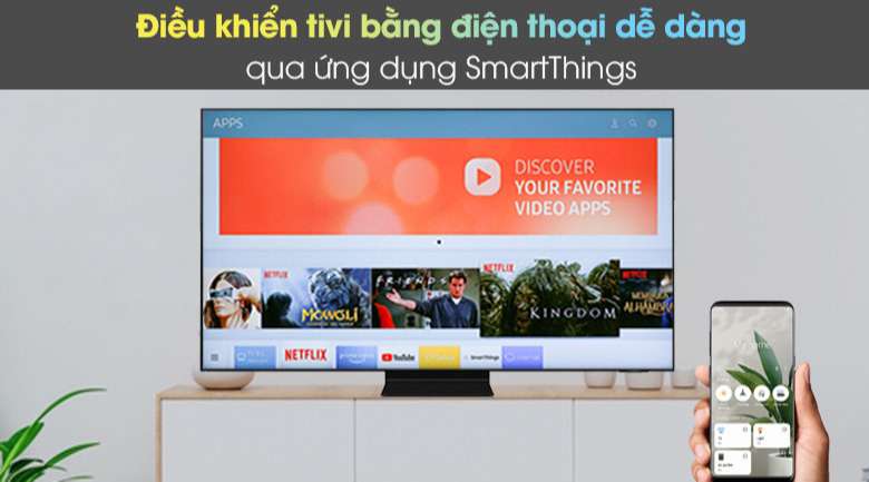 SmartThings - Smart Tivi Neo QLED 4K 50 inch Samsung QA50QN90A
