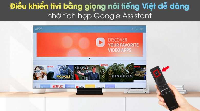 One Remote và Google Assistant - Smart Tivi Neo QLED 4K 50 inch Samsung QA50QN90A