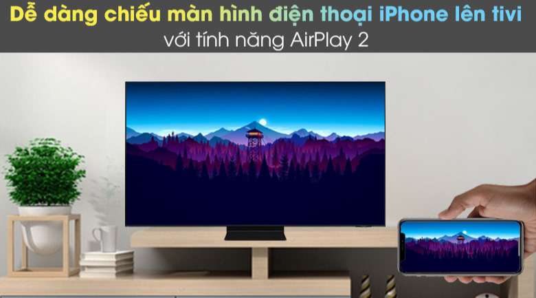 AirPlay 2 (thiết bị Apple) và Tap View (Samsung) - Smart Tivi Neo QLED 4K 50 inch Samsung QA50QN90A