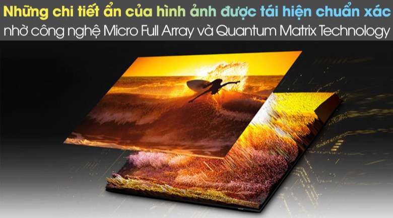 Micro Full Array với Quantum Matrix Technology - Smart Tivi Neo QLED 4K 50 inch Samsung QA50QN90A