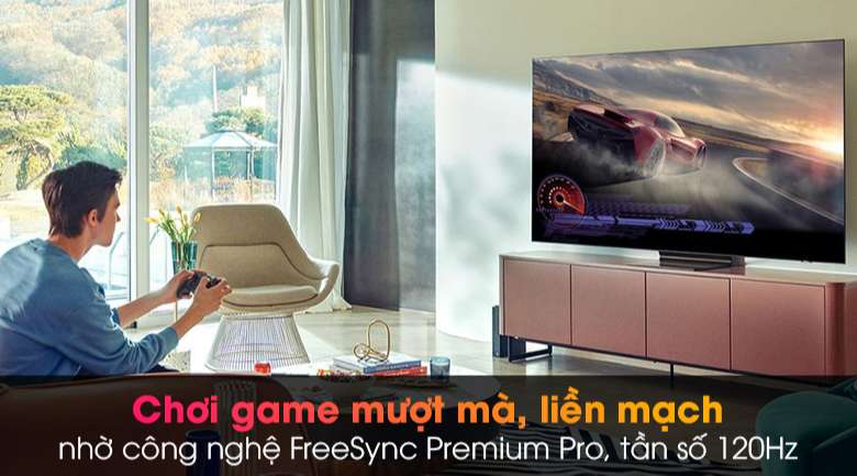 Tivi Neo QLED 8K Samsung QA65QN900A - Chơi game nhập vai, liền mạch với công nghệ FreeSync Premium Pro