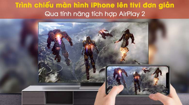 Tính năng chia sẻ màn hình Airplay2 (Iphone)