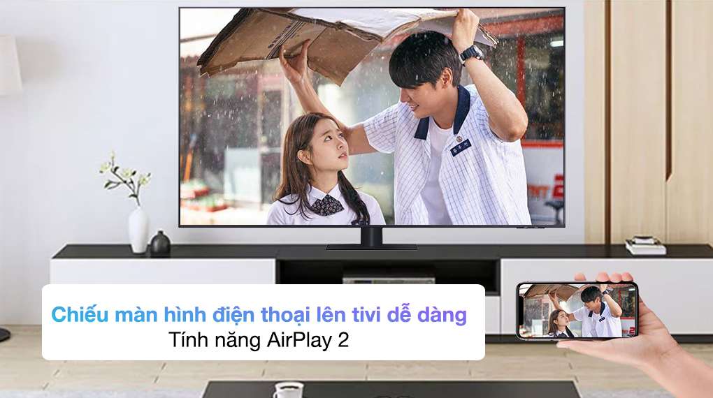 Smart Tivi QLED 4K 85 inch Samsung QA85Q70A - AirPlay 2