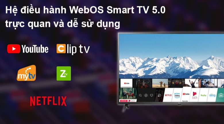 Hệ điều hành - Smart Tivi LG 4K 55 inch 55UP7550PTC