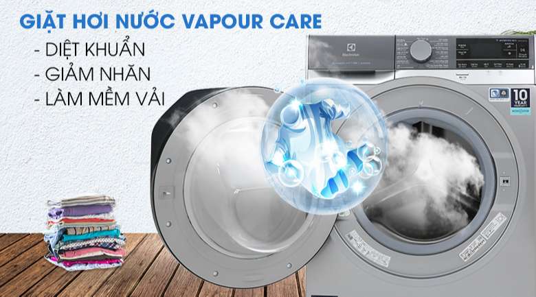 Máy giặt Electrolux EWF1141SESA - Vapour Care