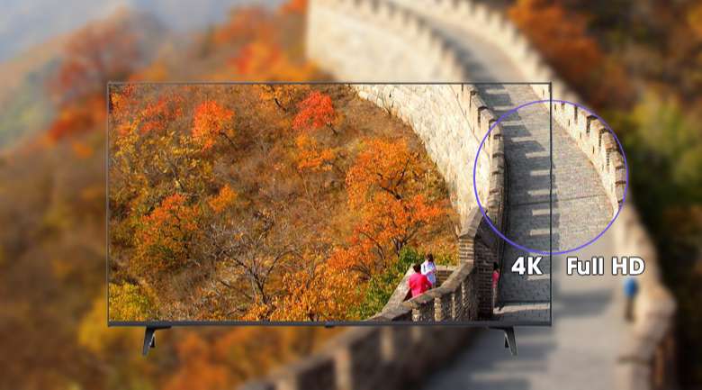 Hình ảnh sắc nét - Smart Tivi LG 4K 55 inch 55UP7750PTB