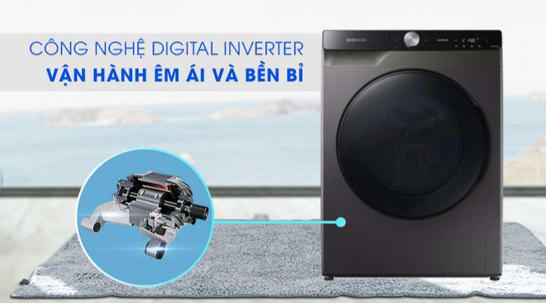 Máy giặt sấy Samsung WD14TP44DSB/SV - Digital Inverter