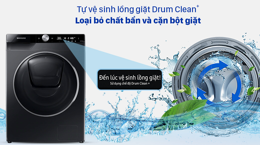 Máy giặt Samsung WW10TP54DSB/SV - tự làm sạch