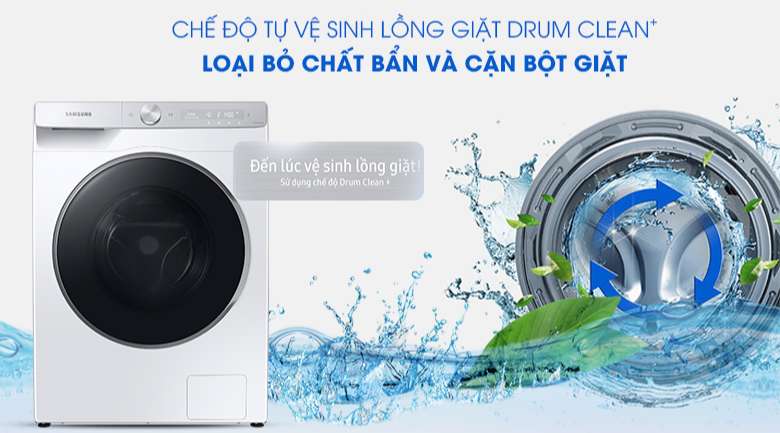 Máy giặt Samsung WW10TP44DSH/SV - Drum Clean