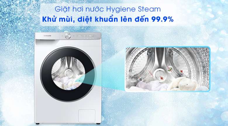 Máy giặt Samsung WW10TP44DSH/SV - giặt hơi nước