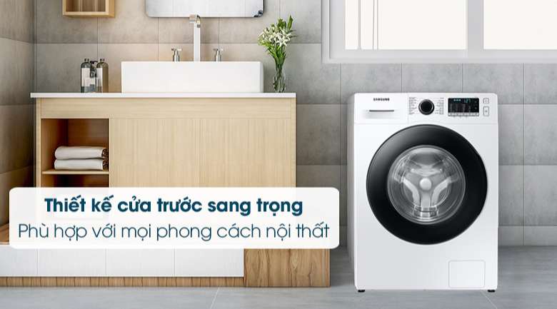 Máy giặt Samsung Inverter 10kg WW10TA046AE/SV - Thiết kế