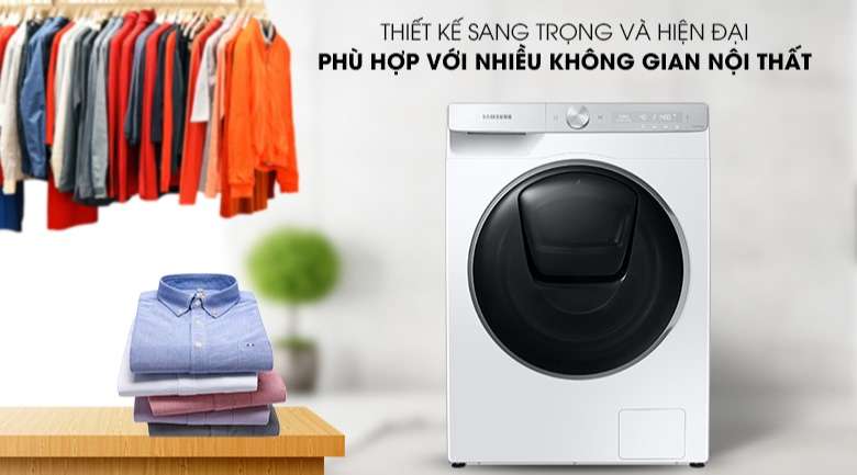 Máy giặt Samsung WW90TP54DSH/SV - thiết kế