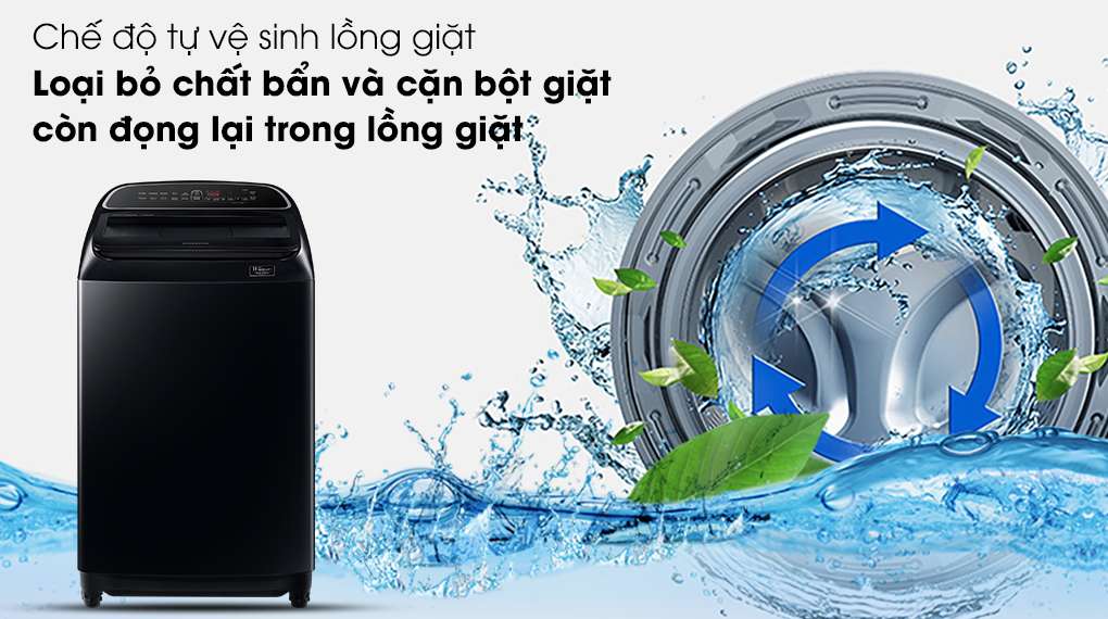 Máy giặt Samsung WA11T5260BV/SV - tự vệ sinh