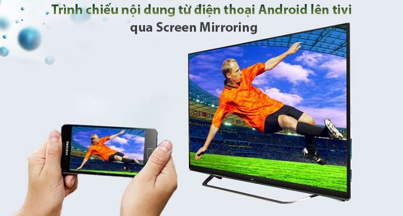Smart Tivi LG 4K 65 inch 65UP7750PTB Screen Mirroring