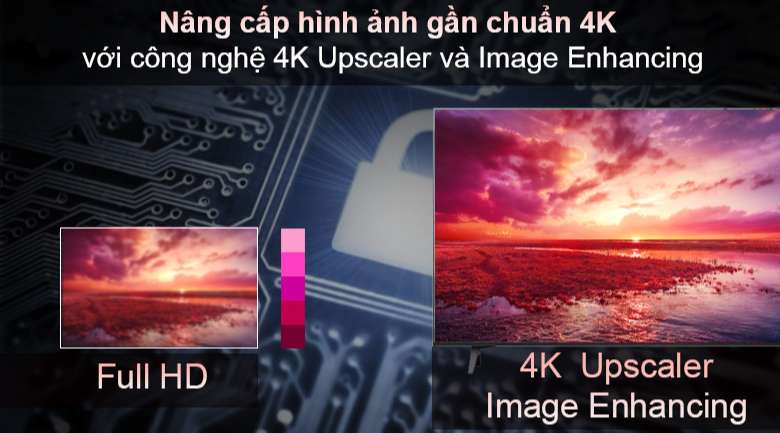 Tivi LED LG 50UP7800PTB - Nâng cấp hình ảnh với công nghệ 4K Upscaler và Image Enhancing