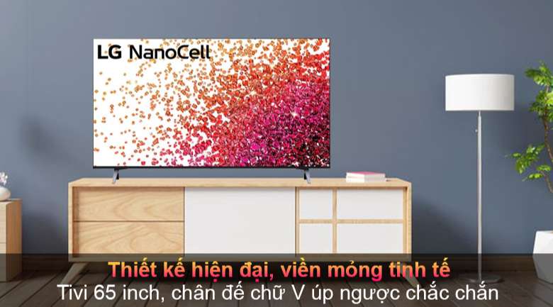 Smart Tivi NanoCell LG 4K 65 inch 65NANO75TPA - Thiết kế