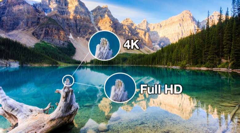 Smart Tivi OLED LG 4K 55 inch 55G1PTA - Hình ảnh nét gấp 4 lần Full HD nhờ độ phân giải 4K