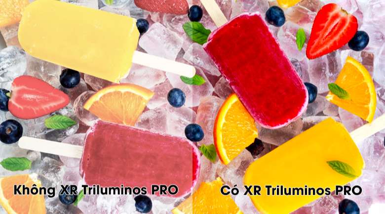 Android Tivi Sony 4K 50 inch XR-50X90J - Dải màu rộng, màu sắc tươi tắn, tự nhiên qua công nghệ tạo màu XR Triluminos PRO