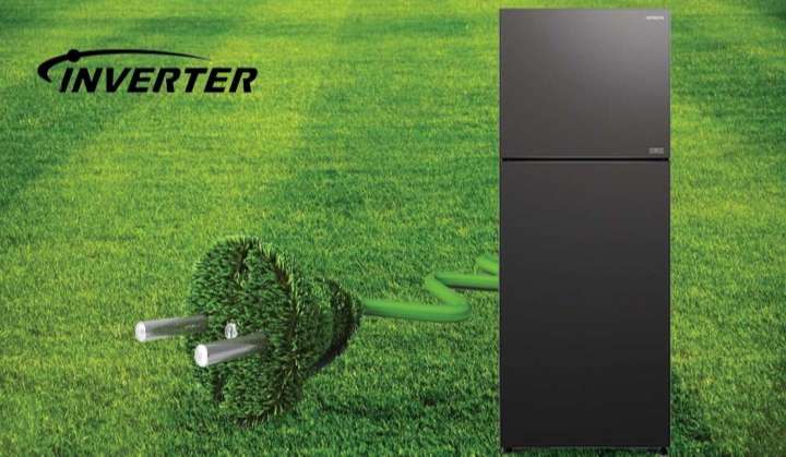 Tủ lạnh Hitachi Inverter 349 lít R-FVY480PGV0 (GMG) - Công nghệ Inverter
