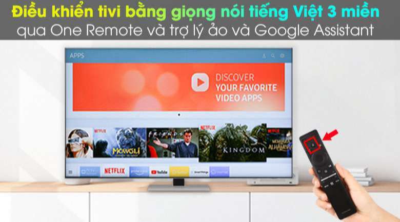 One Remote và Google Assistant - Smart Tivi Neo QLED 4K 65 inch Samsung QA65QN85A